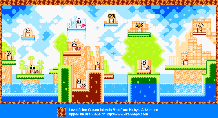 Kirby's Adventure - World 02 Ice Cream Islands