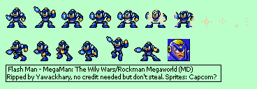 Mega Man: The Wily Wars: Mega Man 2 - Flash Man