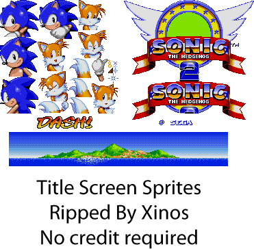 Sonic the Hedgehog 2: Dash! - Title