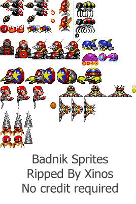 Sonic the Hedgehog 2: Dash! - Badniks