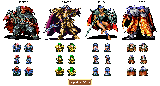 Lufia 2: Rise of the Sinistrals - The Sinistrals