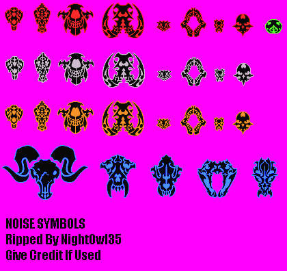 DS / DSi - The World Ends With You - Noise Symbols - The Spriters Resource