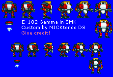 Sonic the Hedgehog Customs - Gamma (E-102γ) (Super Mario Kart-Style)