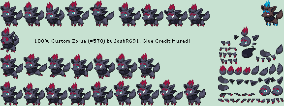 Pokémon Customs - #570 Zorua
