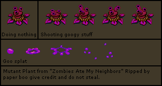 Zombies Ate My Neighbors - Mutant Plant