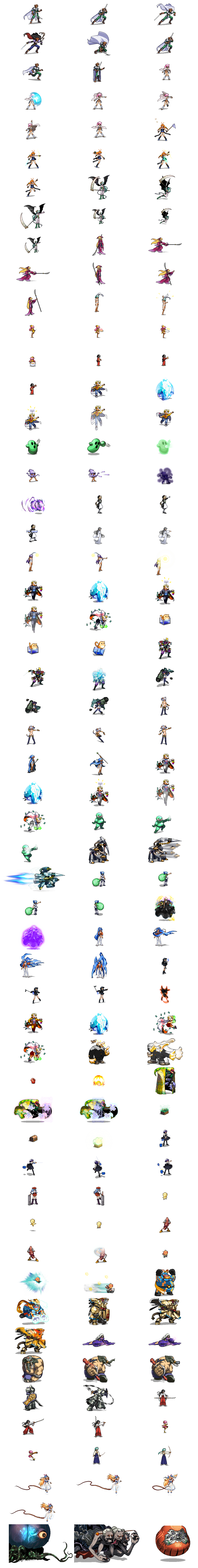 Rance 5D - Battle Characters