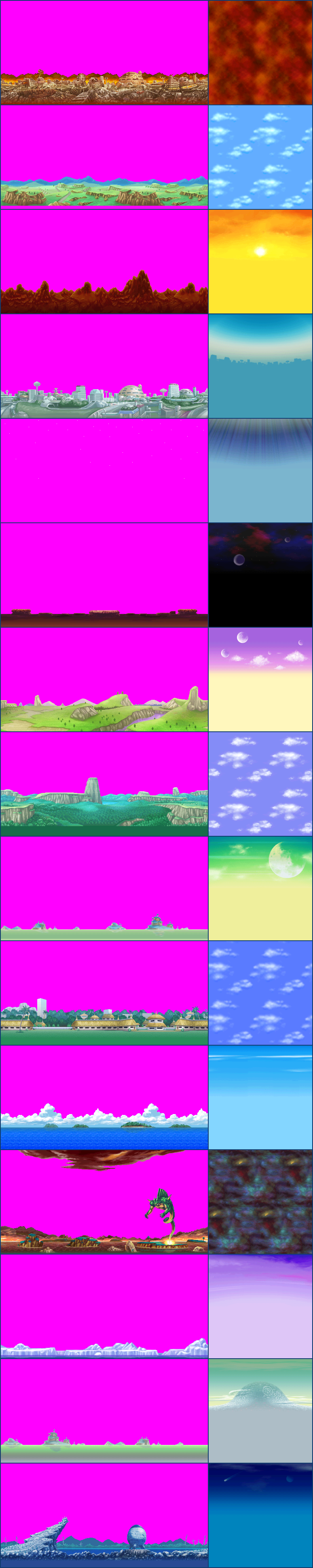 DS / DSi - Dragon Ball Z: Supersonic Warriors 2 - Stage Backgrounds