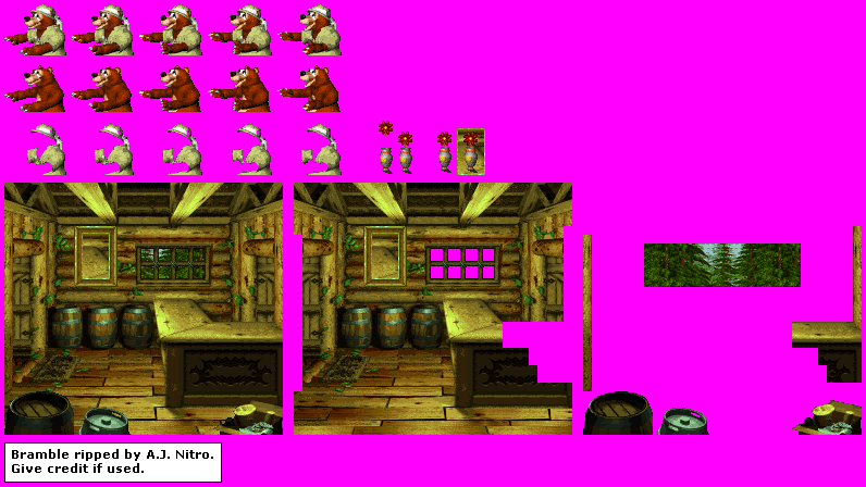 Donkey Kong Country 3: Dixie Kong's Double Trouble - Bramble