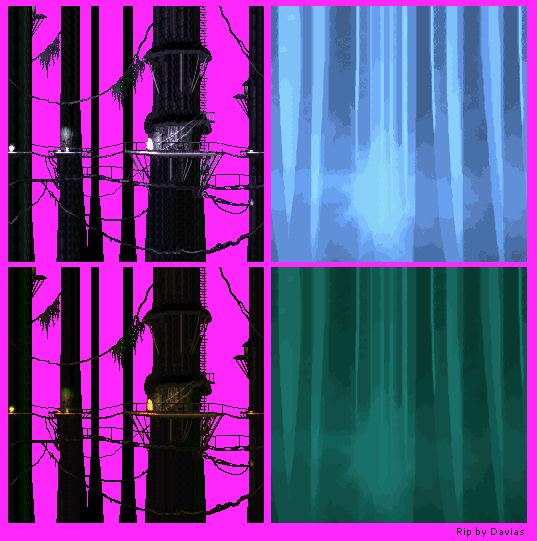 Donkey Kong Country - Treehouse Backgrounds