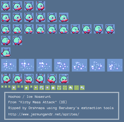 Kirby Mass Attack - Ice Noserunt