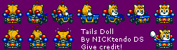 Sonic the Hedgehog Customs - Tails Doll (Sonic Drift, Super Mario Kart-Style)