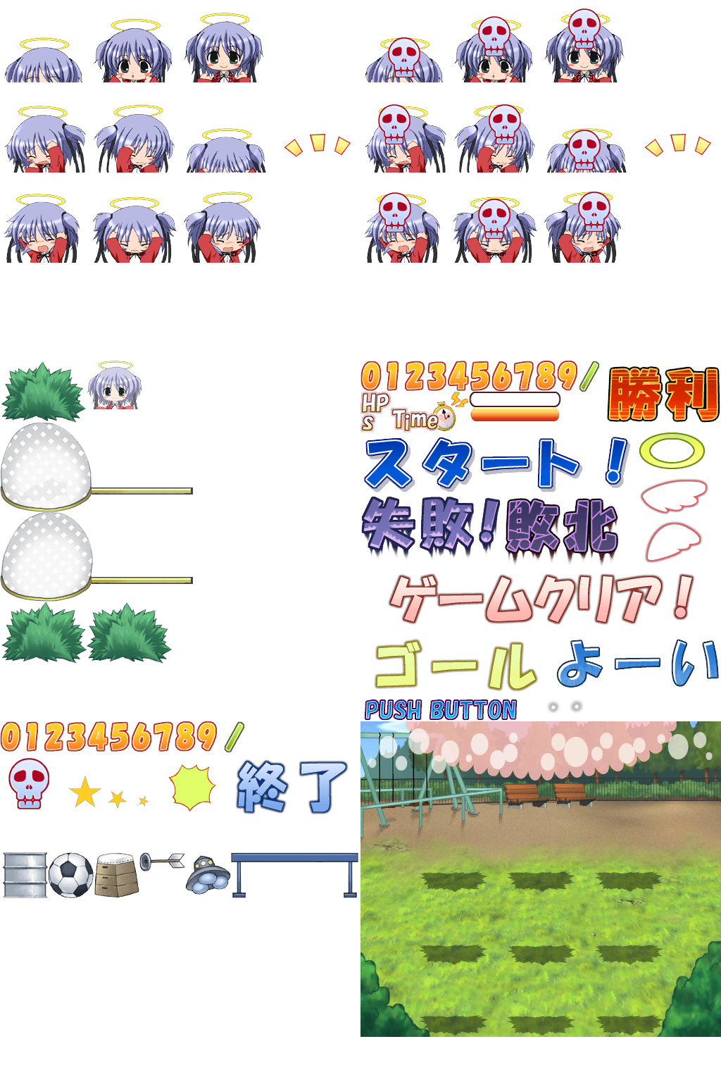 Game ni Natta yo! Dokuro-chan: Kenko Shindan Daisakusen - Whack-a-Mole Minigame
