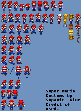 Custom / Edited - Mario Customs - Mario - The Spriters Resource