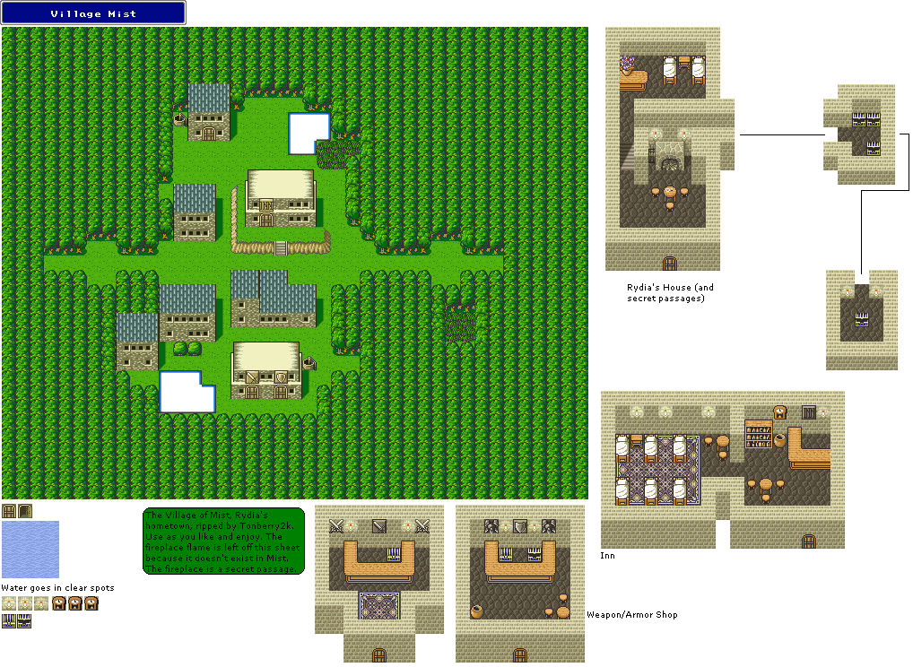 Final Fantasy 4 - Mist Village