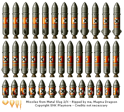 Metal Slug 2 / Metal Slug X - Missiles