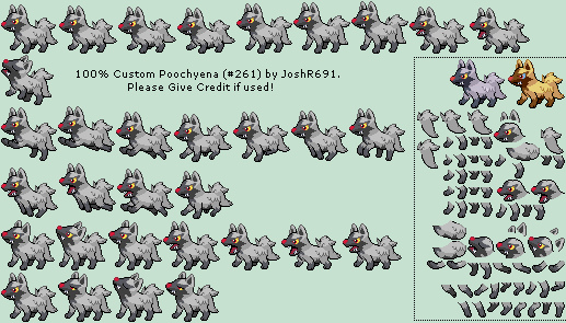 Pokémon Customs - #261 Poochyena