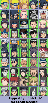 Naruto: Path of the Ninja - Character Icons