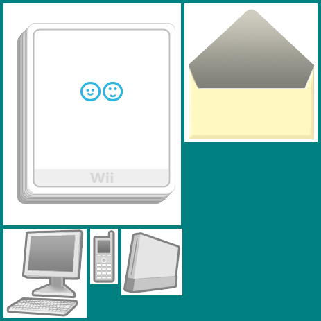 Wii Menu - Address Book and Letters