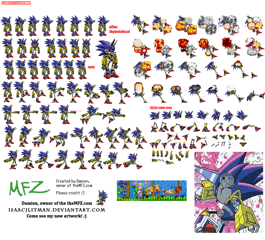 Sonic the Hedgehog Media Customs - Mecha Sonic