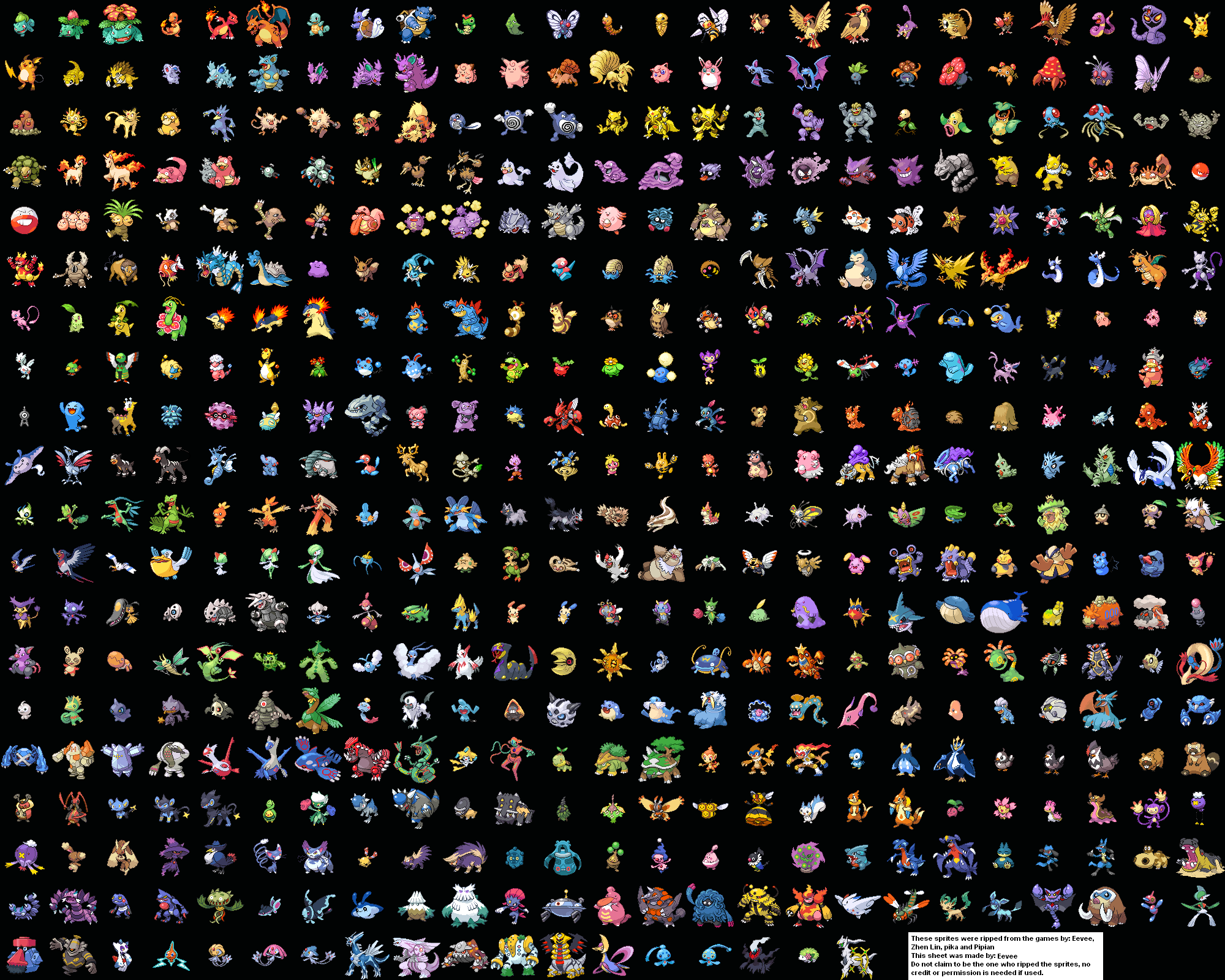 original 250 pokemon
