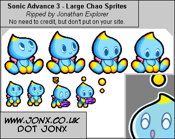 Sonic Advance 3 - Chao Portraits