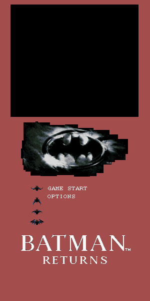 Batman Returns - Main Menu