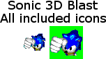 Sonic 3D: Flickies Island - Executable Icons