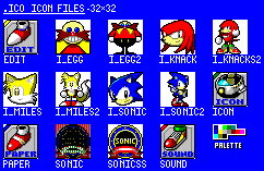 Sonic Screensaver - Icons