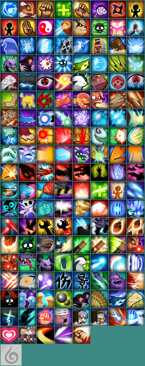 Ninja Heroes - Skill Icons
