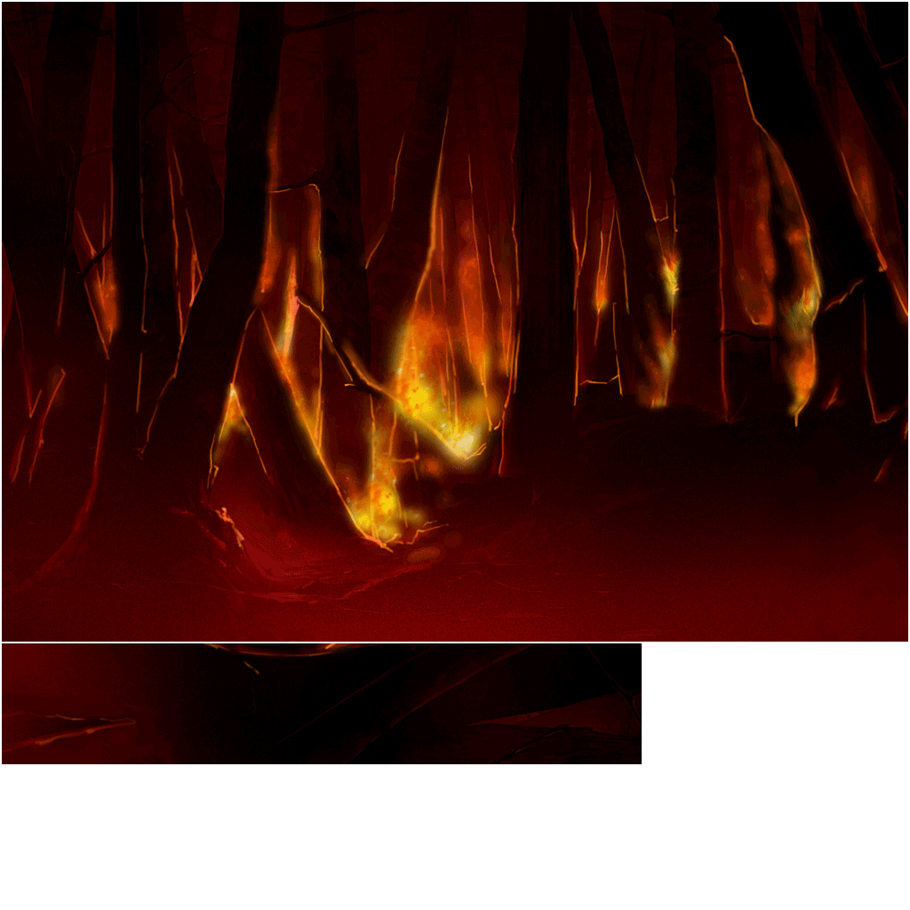 Ninja Heroes - Forest (Burning)