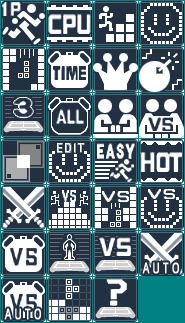 Tetris Party Deluxe - Menu Icons