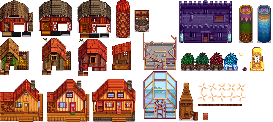 Pc Computer Stardew Valley Farm Buildings The Spriters Resource