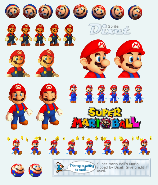 Mario Pinball Land / Super Mario Ball - Mario (Miscellaneous)