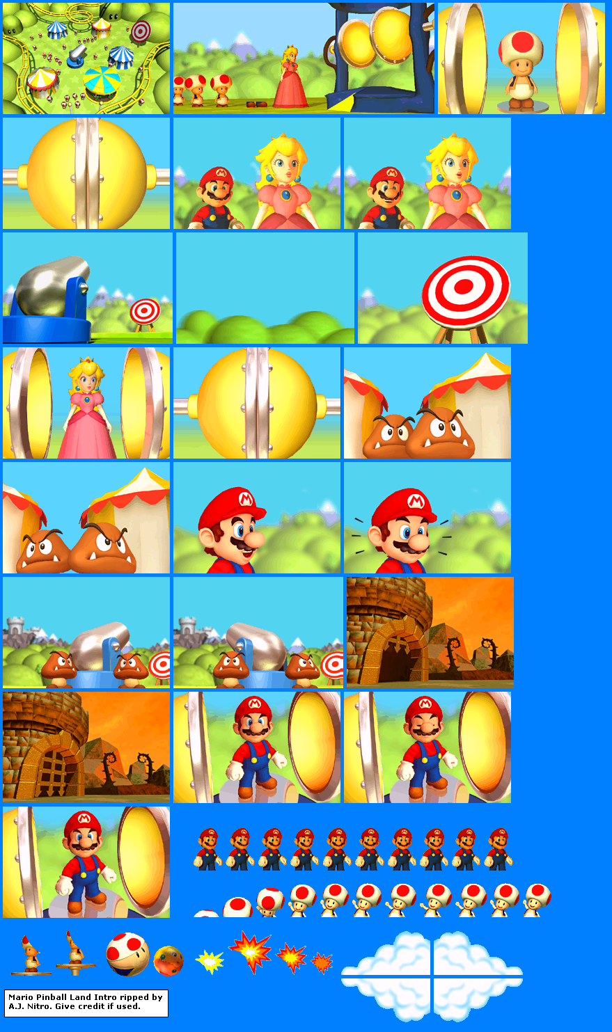 Mario Pinball Land / Super Mario Ball - Intro