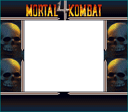 Mortal Kombat 4 - Super Game Boy Border