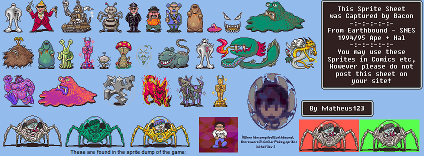 EarthBound / Mother 2 - Bosses