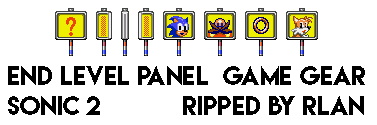 Sonic the Hedgehog 2 - End Panels