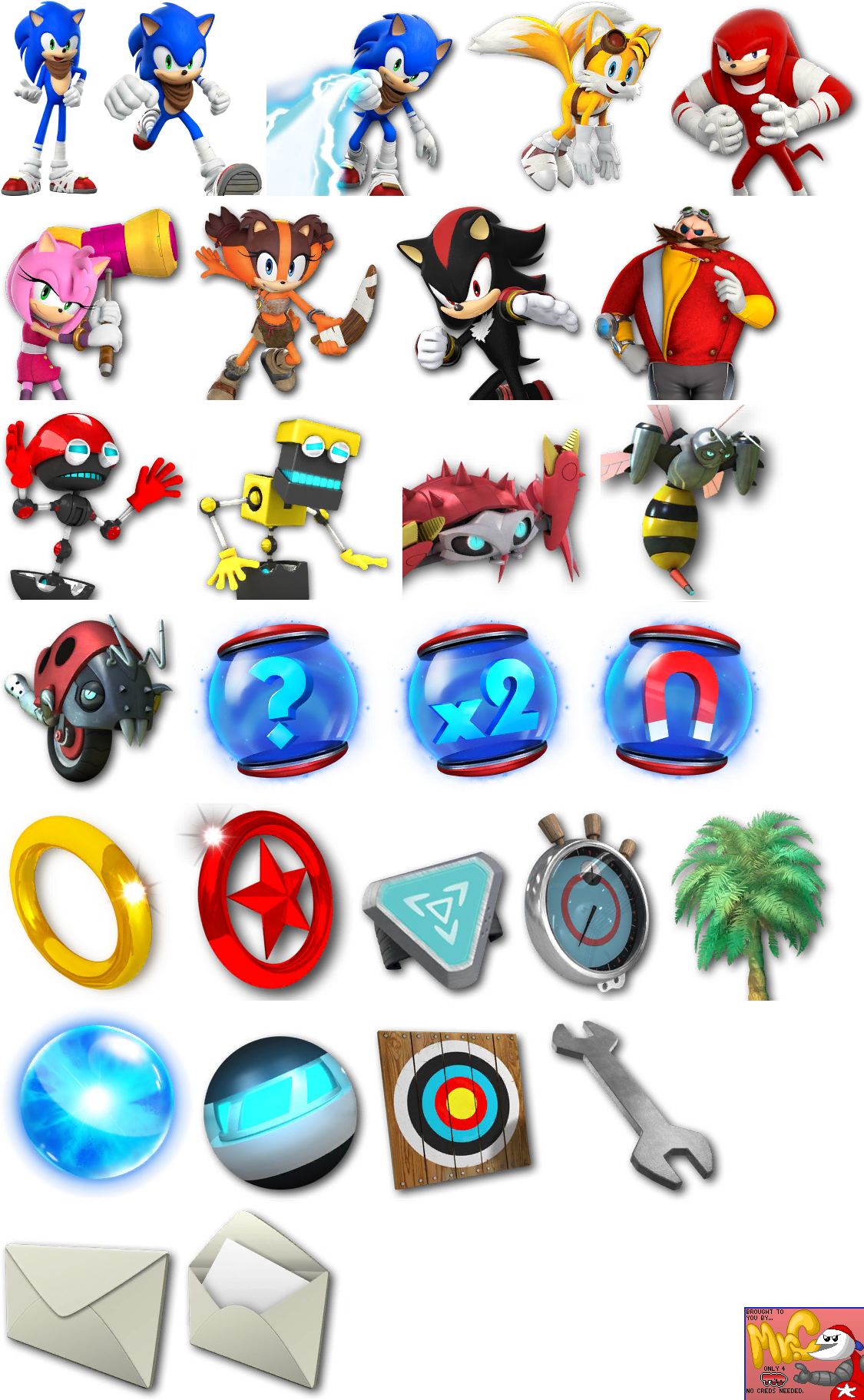 Sonic Dash 2: Sonic Boom - Notification Icons