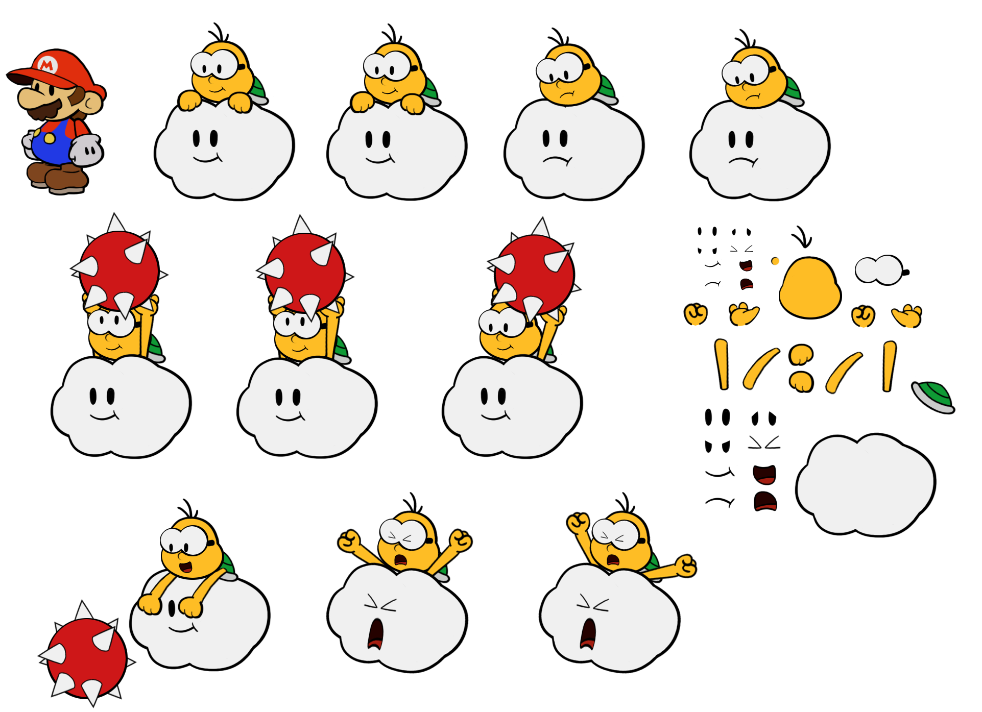 Lakitu paper mario