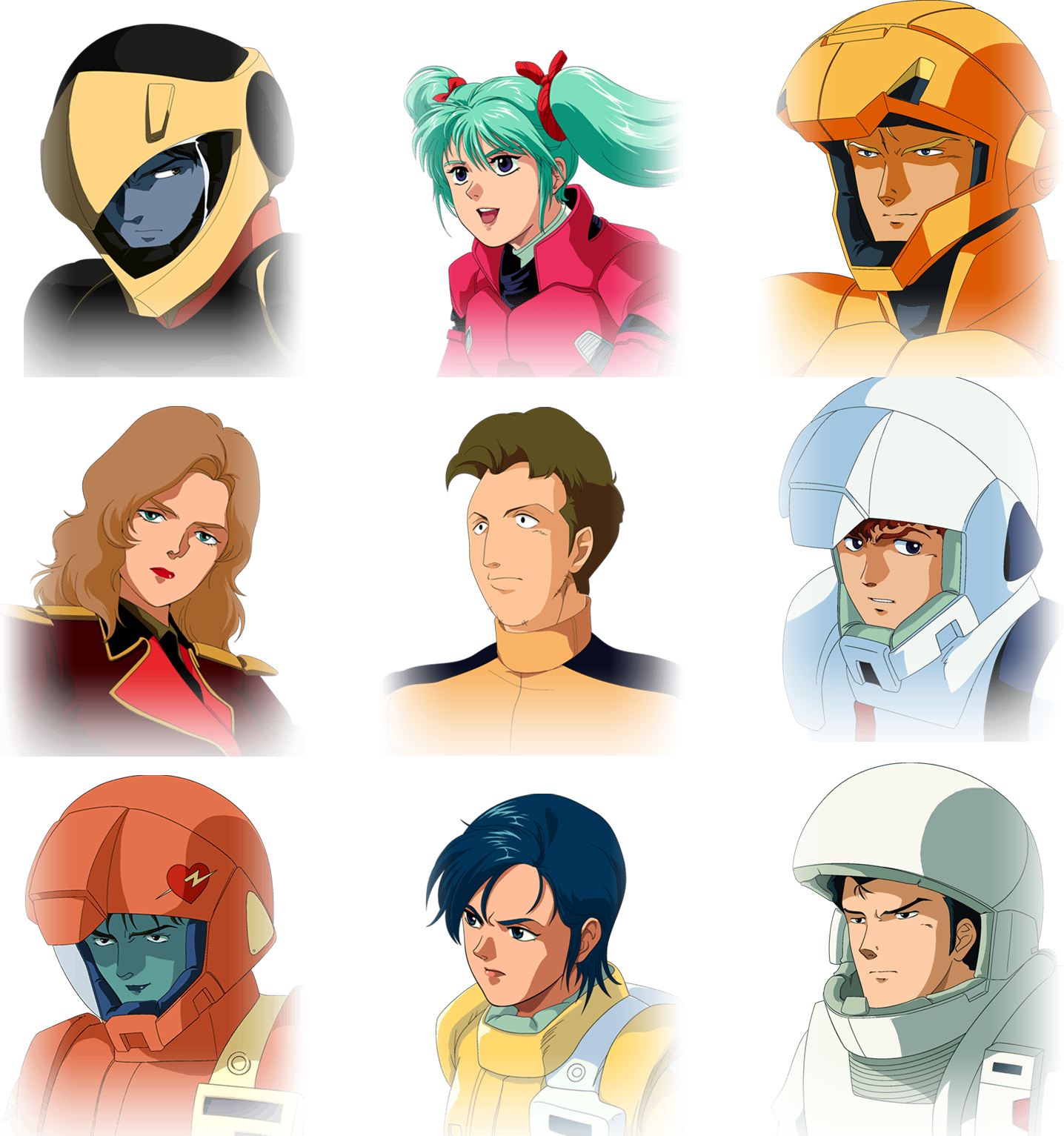 Char's counterattack characters