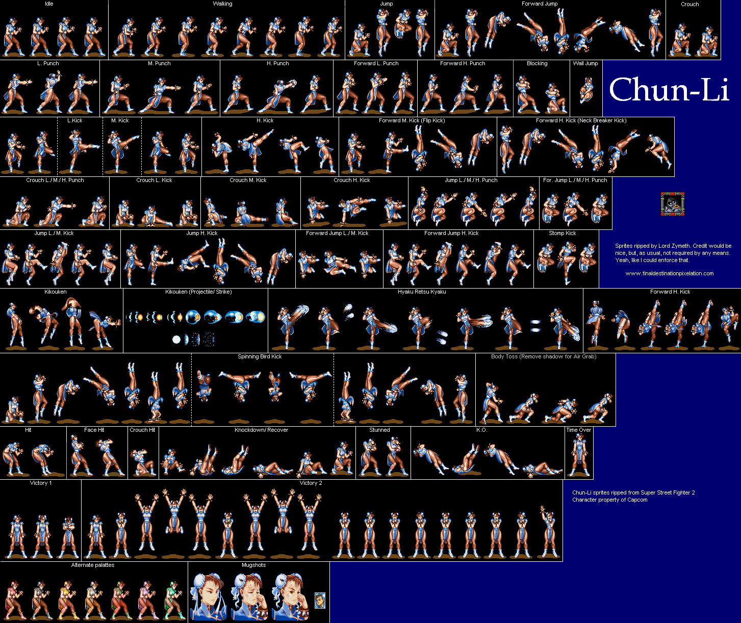 Chun li sprite