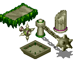 Rusty Ruin Objects - Sonic 3D Blast