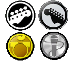 Instrument Icons - Rock Band 3