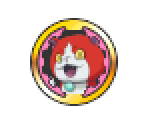 Jibanyan Lightside Medal - Yo-kai Watch Customs