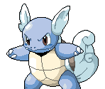 #0008 Wartortle (Pixel Art) - Pokémon Generation 1 Customs
