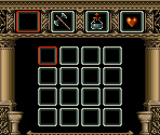 Password Screen - Super Castlevania IV