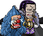 #4110 - Buggy & Crocodile & Mihawk - One Piece: Treasure Cruise