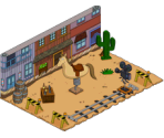 Wild West Film Set - The Simpsons: Tapped Out