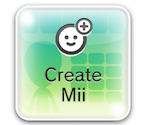 Mii Creation/Search Buttons - Wii U Menu