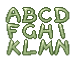 Font - The Itchy & Scratchy Game